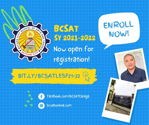 bcsat butuan|BCSAT Enrollment SY 2020.